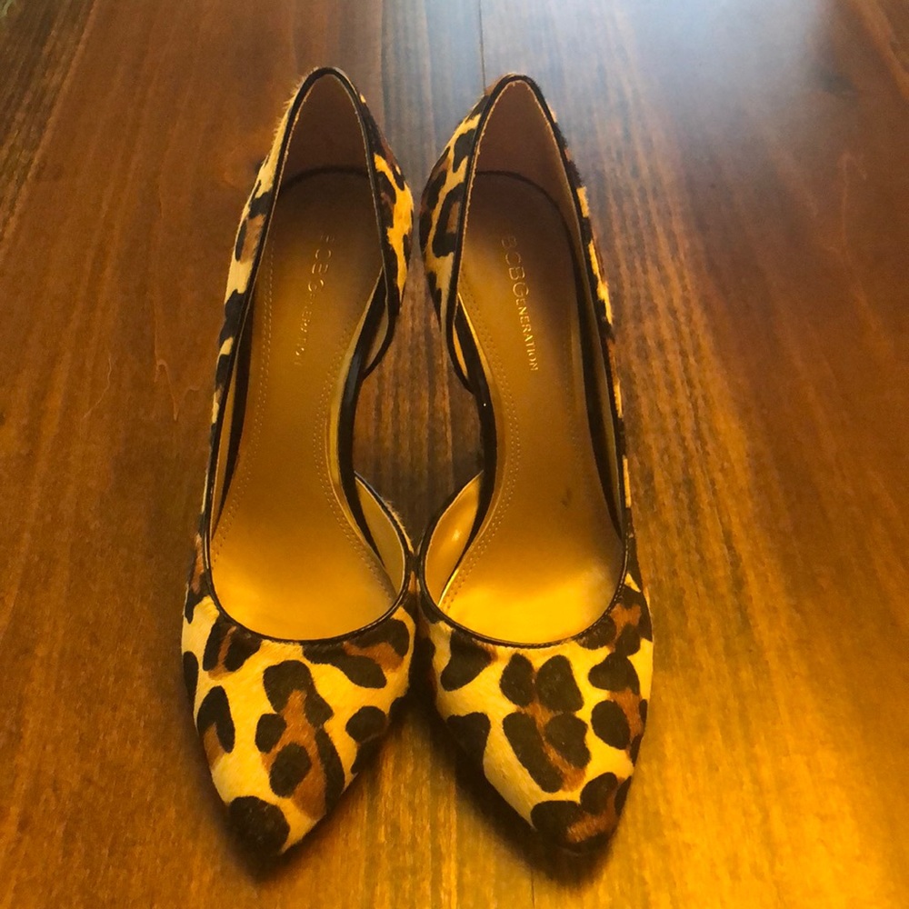 BCBGeneration Leopard Stilletos